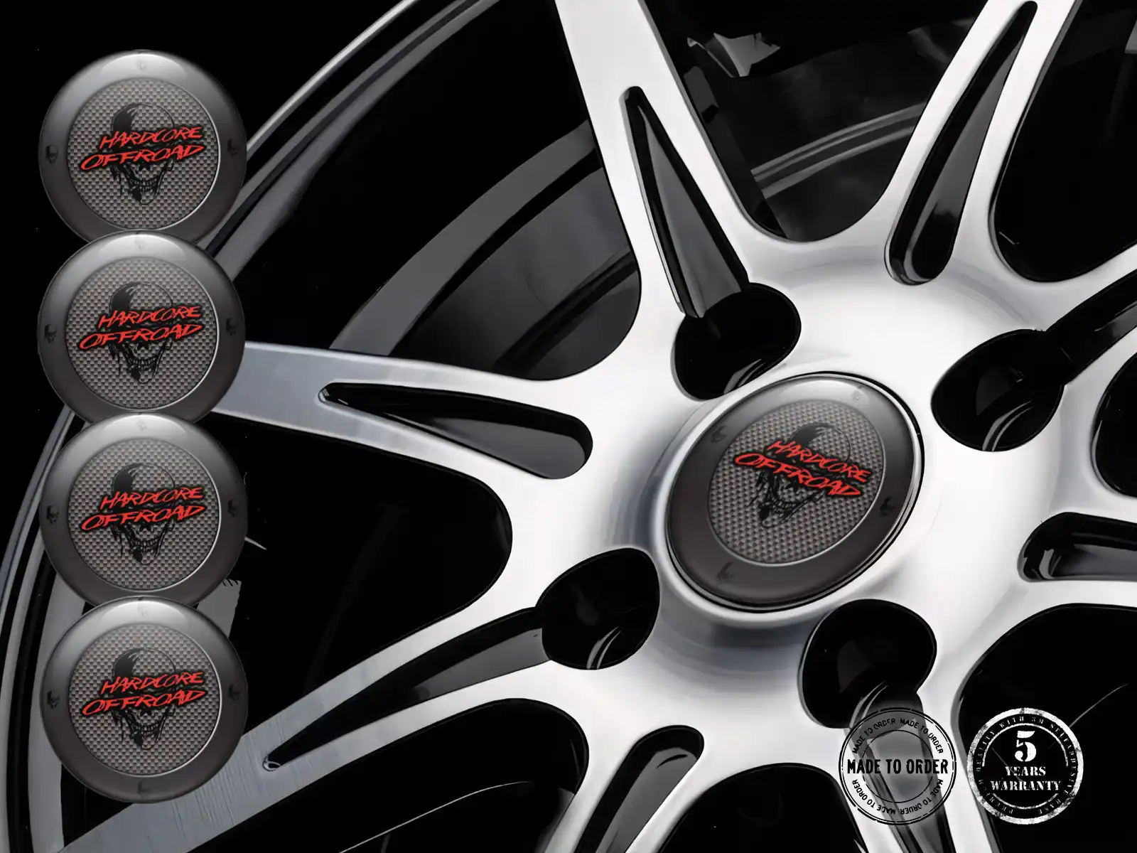 Wheel sticker Premium Dome Racing Labels for Vehicles